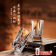 青蘋(píng)果加厚水晶玻璃白酒杯二兩杯 加厚玻璃分酒器家用100ml酒盅6只