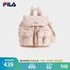 FILA 斐樂(lè )官方女包背包2026春季新款時(shí)尚雙肩包精致小書(shū)包隨身包 淺玫瑰紅-PK XS