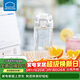 樂(lè )扣樂(lè )扣（LOCK&LOCK）人魚(yú)線(xiàn)塑料運動(dòng)水杯夏天便攜水壺帶刻度提手男女水杯子520ML白色