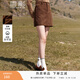 香影美拉德半身短裙女2025秋冬新款顯瘦a字高腰復古氣質(zhì)咖色裙子 咖啡 M