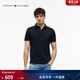 Tommy Hilfiger26春夏新款男裝珠地棉休閑商務(wù)通勤純色合身短袖T恤POLO衫 【經(jīng)典百搭】藏青色FAP XL （推薦：165-180斤）