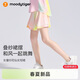 moodytiger【仙女家族】女童短裙速干涼感夏季兒童半身裙高腰輕薄透氣運動(dòng)裙