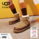UGG秋季新款女士舒適時(shí)尚保暖平底拼接休閑束帶短筒雪地靴1174575 CHE | 栗色 39 39碼及以下建議拍大一碼