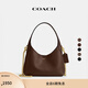蔻馳（COACH）女士BROOKLYN 23號單肩包真皮斜挎包簡(jiǎn)約早秋包包女包 B4/楓葉色