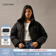Calvin KleinJeans【防水】秋冬女士戶(hù)外休閑少女風(fēng)ck絨領(lǐng)立領(lǐng)鴨絨羽絨服外套 BEH-太空黑 M