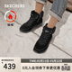 斯凱奇（Skechers）女靴高幫休閑鞋厚底增高馬丁靴戶(hù)外運動(dòng)工裝靴144770C