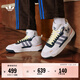 adidas「幻舞」POST UP休閑中幫籃球風(fēng)板鞋男女阿迪達斯三葉草 白/淺灰/藏青藍/米黃/淺藍   42