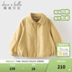 戴維貝拉（DAVE＆BELLA）女童外套新款春裝中大童短款風(fēng)衣洋氣小女孩外衣兒童上衣童裝 芥末黃【現貨】 130 cm（建議身高120-130cm）