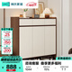 林氏家居帶抽屜入戶(hù)門(mén)口鞋柜玄關(guān)柜一體收納靠墻鞋架家用餐邊儲物OV4N