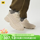 卡特（CAT）運動(dòng)鞋休閑鞋男鞋新品厚底增高皮面透氣輕便防滑跑步鞋 白色 40