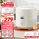 洛貝（luby）3EPP02阿迪鍋 電壓力鍋 3L迷你多功能全自動(dòng)家用高壓鍋 預約定時(shí) 智能觸屏 陶白單機【陶瓷釉不沾】- 3L