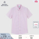 布克兄弟（BrooksBrothers）[易打理]男士春夏免燙條紋休閑修身襯衫