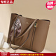 雪愛(ài)袋鼠品牌輕奢女包2026新款皮包母親節托特包時(shí)尚高級感媽媽通勤包 可可棕【禮盒+禮品袋+手包卡包】