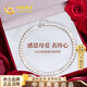 中國黃金（CHINA GOLD）淡水天然珍珠項鏈媽媽款鎖骨鏈女母親節禮物實(shí)用送媽媽生日走心 溫情珍珠項鏈+證書(shū)禮盒