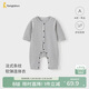 童泰（TONGTAI）嬰兒連體衣春秋季寶寶衣服男女童休閑外出爬服無(wú)骨哈衣黑色80cm