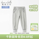戴維貝拉（DAVE＆BELLA）大童女裝中大童褲子女童春裝兒童長(cháng)褲小女孩春季童褲 淺麻灰 110 cm（5Y(建議身高100-110cm））