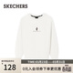 斯凱奇（Skechers）女士加絨套頭衛衣寬松簡(jiǎn)約長(cháng)袖T恤衫L425W011