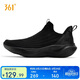 361°運動(dòng)鞋男春夏季一腳蹬懶人鞋透氣無(wú)鞋帶休閑跑步鞋子672542215F-4