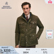 布克兄弟（BrooksBrothers）男士秋冬新品四口袋巴恩風(fēng)拼接外套 0006-木炭色 S