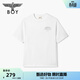 BOY LONDON夏季男女同款燙金圓領(lǐng)時(shí)尚高街潮牌短袖T恤N01128 白色 L
