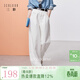 三彩2025冬季新款防透小白褲系列牛仔褲高腰寬松香蕉褲鐮刀褲M(mǎn) 云朵白 L 165/72A