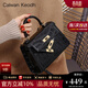 CALWAN KEODH新款2026包包女包凱莉包斜挎單肩輕奢生日禮物送女友老婆 【黑色】小眾百搭高級感氣質(zhì)實(shí)用走心女生閨蜜