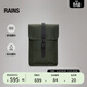 Rains防水面料電腦包雙肩包休閑通勤旅行男女Backpack Mini/13020 綠色 One Size