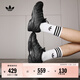 adidas「光波鞋」TEMPER RUN 2千禧復古網(wǎng)面老爹鞋阿迪達斯三葉草   黑色   42.5