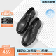 百麗（Belle）商務(wù)鞋男牛皮打孔透氣日常通勤休閑皮鞋A0699BM2預售 黑色 40 (250mm)