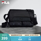 FILA 斐樂(lè )官方男包挎包冬季新款時(shí)尚休閑隨身包單肩包斜挎包 正黑色-BK XS