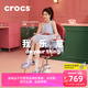 卡駱馳（CROCS）白鹿同款復古小鯨魚(yú)小海豚洞洞鞋百搭花園鞋|212811 葡萄冰-5DK 38 (240mm)