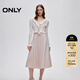 ONLY2026春季新款甜美浪漫荷葉邊針織吊帶套裝連衣裙女|126107039 A15桃粉色 XS