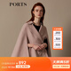 PORTS寶姿 新品女裝百搭氣質(zhì)收腰斗篷大衣SN9C021JZF037 荼蘼粉 S