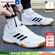 阿迪達斯（adidas）男鞋女鞋跑步鞋 26春季新款運動(dòng)鞋低幫訓練鞋輕便緩震透氣休閑鞋 【白/黑/樹(shù)脂黃】 建議拍大半碼 41 (內長(cháng)255mm)