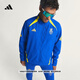 adidas波士頓馬拉松系列針織親膚跑步運動(dòng)夾克外套男新款阿迪達斯   藍色/黃色   M