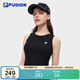 FILA FUSION斐樂(lè )潮牌女子針織背心2025夏休閑緊身無(wú)袖上衣