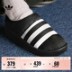 adidas「面包鞋」PUFFYLETTE經(jīng)典運動(dòng)棉鞋男女秋冬阿迪達斯三葉草   黑/白   38