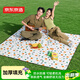 京東京造 戶(hù)外野餐墊公園帳篷防潮墊露營(yíng)墊超聲波可機洗地墊繁花200*200cm
