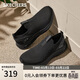 斯凱奇（Skechers）男鞋春季懶人一腳蹬健步鞋戶(hù)外減震休閑運動(dòng)鞋慢跑鞋118076