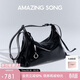 Amazing Song乙頌女包【生日禮物女士】甜甜圈HOBO包小號通勤百搭單肩斜挎包