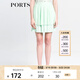PORTS寶姿 女夏裝新款雙層風(fēng)琴褶半身裙半截裙SB8S008AWP009 SPRAY S (4)