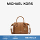 MICHAEL KORS 邁克高仕【兩件折上折】MK Hyde 女士小號餃子包斜挎手提包 牛皮棕  230 小號