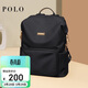 POLO雙肩包女士多隔層收納14英寸電腦包輕便防潑水通勤女包送女友