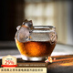 高茗（gaoming） 高茗 琉璃茶杯故宮御貓杯耐熱玻璃主人杯單杯個(gè)性創(chuàng  )意喝茶小杯可愛(ài)茶盞 御貓琉璃杯