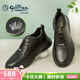 金利來(lái)（Goldlion）男鞋涼鞋皮鞋男休閑鞋男透氣男鞋氣墊底運動(dòng)鞋男士皮鞋增高鞋 黑色 41