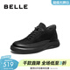百麗（Belle）舒適厚底休閑鞋男新款商場(chǎng)同款戶(hù)外運動(dòng)板鞋8MV01DM4 黑色-高幫絨里 42 (260mm)
