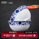 景德鎮（jdz）青花菜盤(pán)餐具套裝碗碟2026盤(pán)子碗盤(pán)沙拉碗陶瓷面碗搬家搬家禮物 纏枝牡丹-6英寸面碗*2