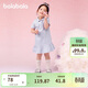 巴拉巴拉童裝兒童連衣裙女童寶寶裙子夏裝2025學(xué)院polo裙繡花208225111020