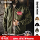 馬登工裝美式復古底特律棉衣外套男J001獵裝夾克棉服上衣春冬翻領(lǐng)棉襖 軍綠色 【獵裝版/男士高端棉襖/棉服男士高級感】 L