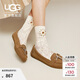 UGG春季新款女士時(shí)尚舒適簡(jiǎn)約懶人鞋豆豆鞋 1178870CHE|栗色 37